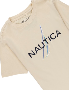 Playera Nautica manga corta para niño