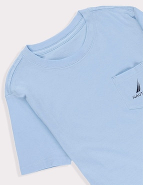 Playera Nautica manga corta para niño