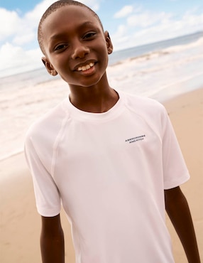 Playera Abercrombie & Fitch manga corta para niño