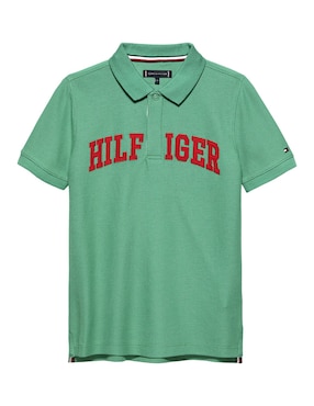 Playera tipo polo Tommy Hilfiger de algodón para niño