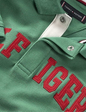 Playera tipo polo Tommy Hilfiger de algodón para niño
