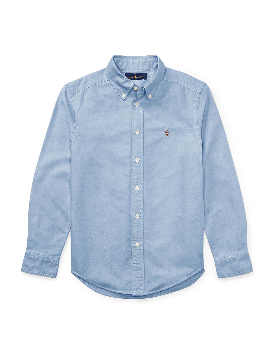 Camisa Polo Ralph Lauren manga larga de algodón para niño