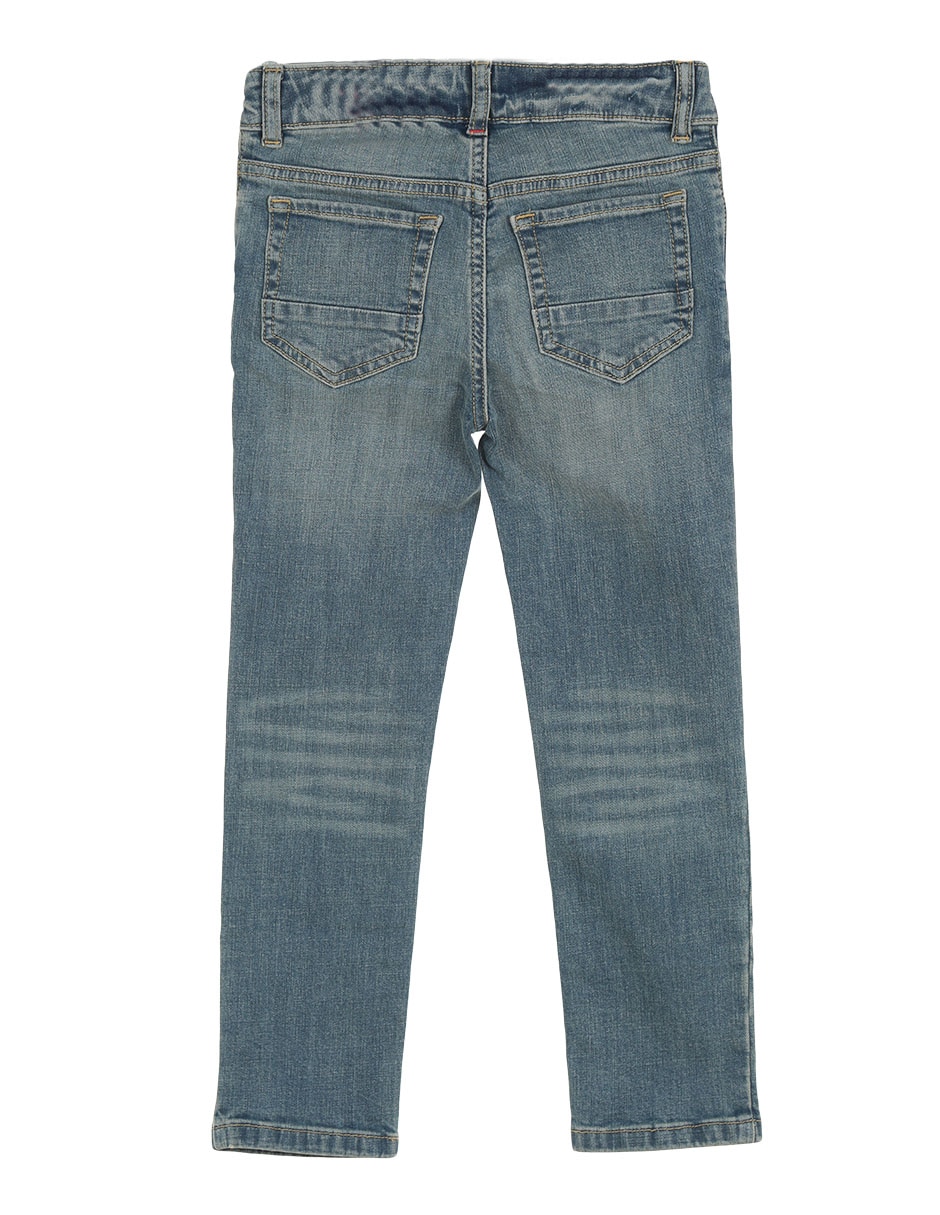 Jeans skinny deslavado para niño 2
