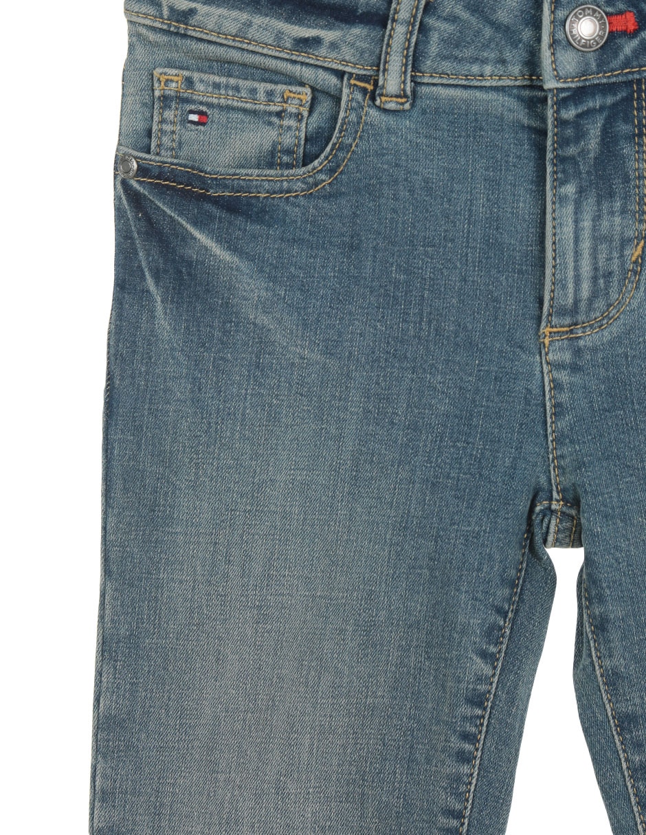 Jeans skinny deslavado para niño 3