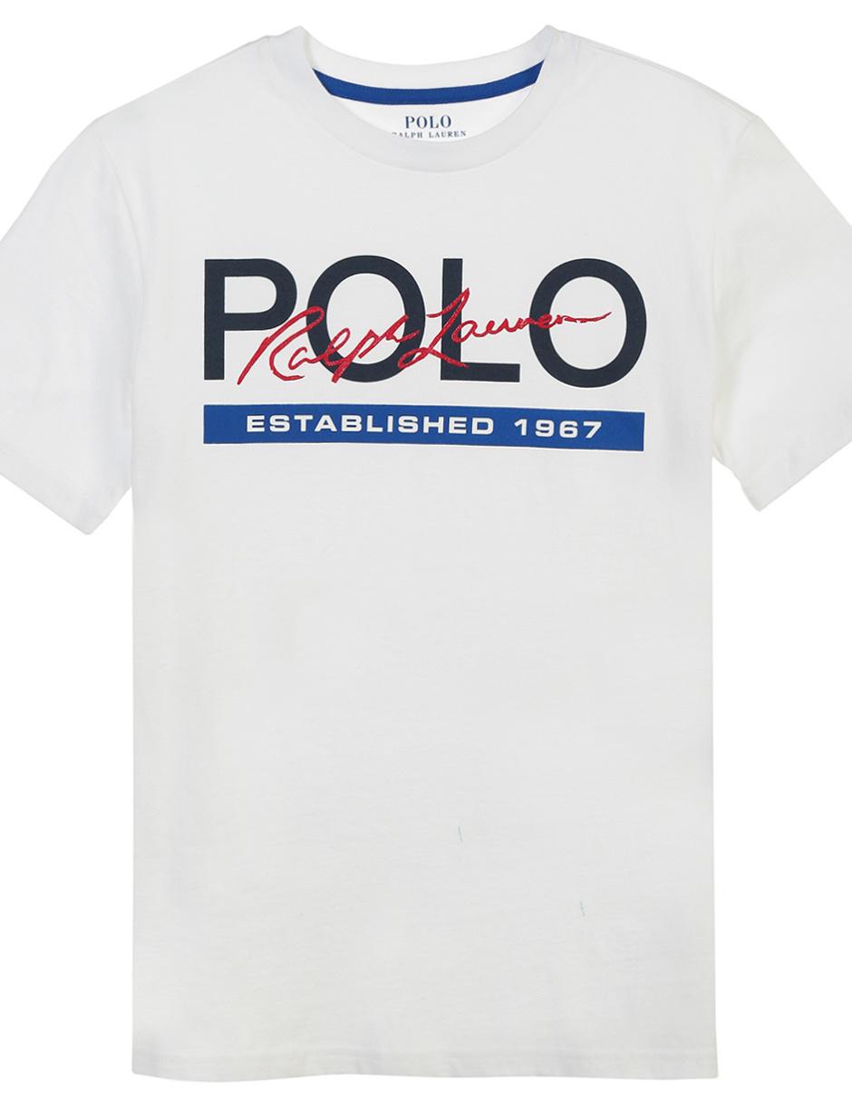 playera polo estampada