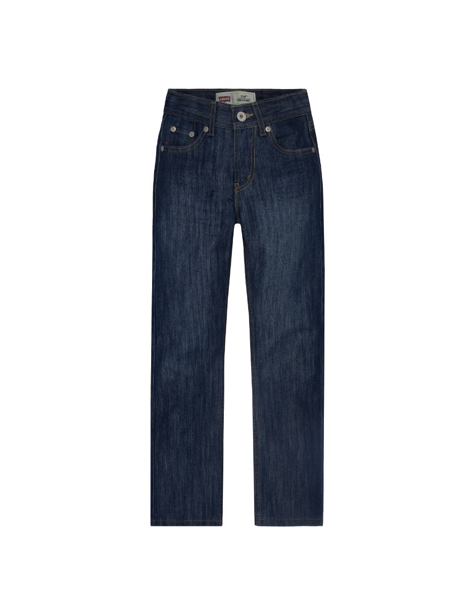 Jeans straight Levi's 5514 obscuro corte para niño Liverpool.com.mx