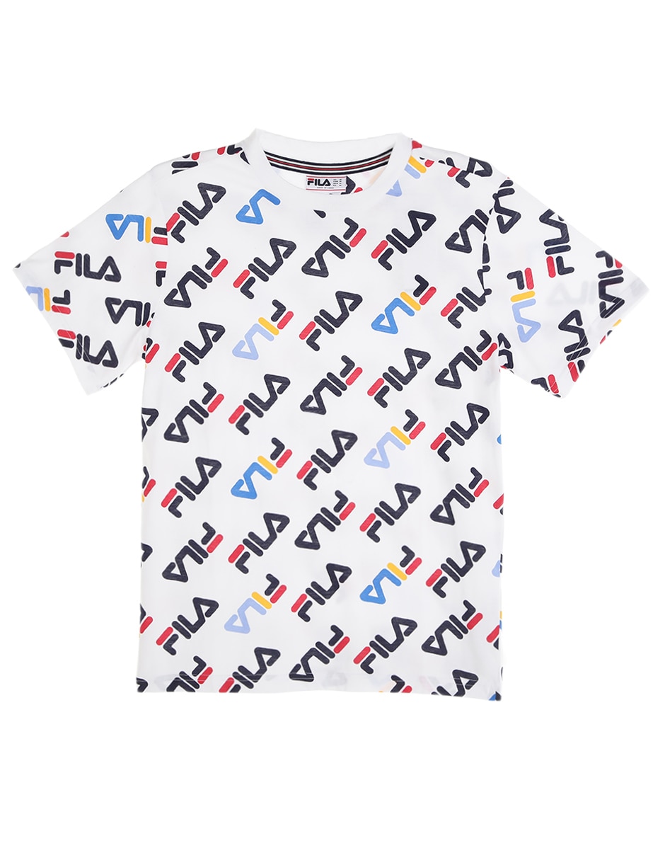 Playera logotipo Fila algodón para niño en Liverpool
