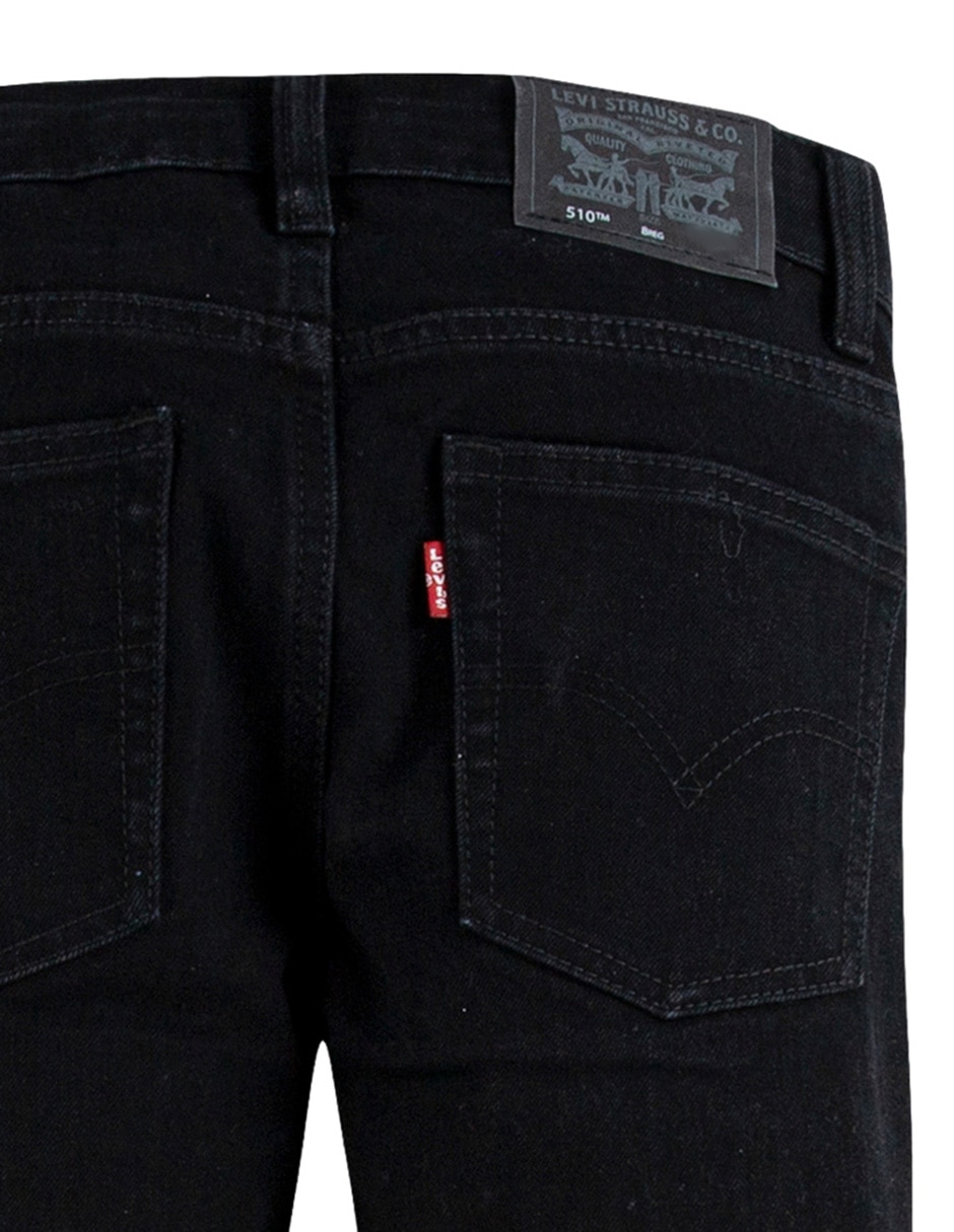 Jeans skinny 510 lavado obscuro para niño 4