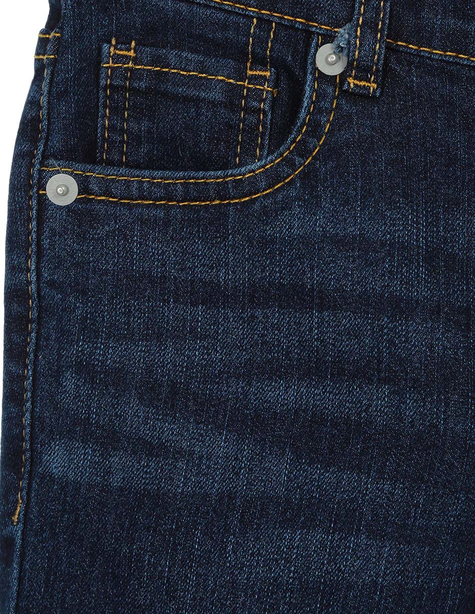 Jeans skinny 510 lavado stone wash para niño 3