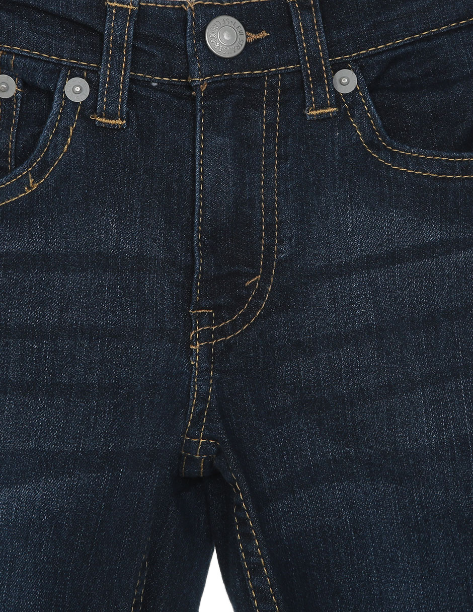 Jeans slim lavado obscuro para niño 3