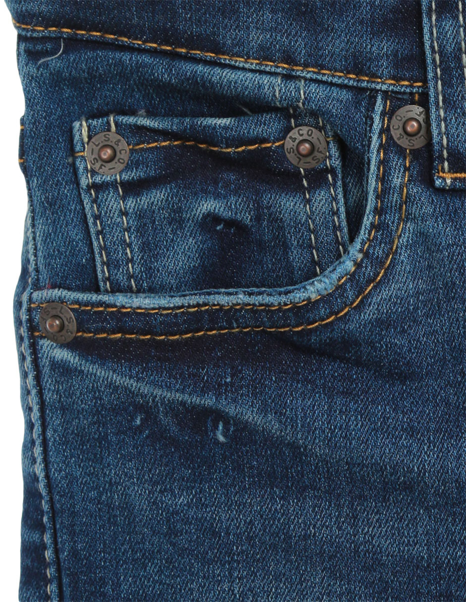 Jeans skinny 510 deslavado para niño 3