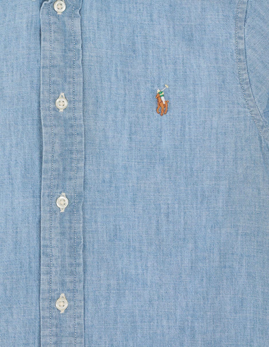 Camisa casual de algodón manga larga para niño 3