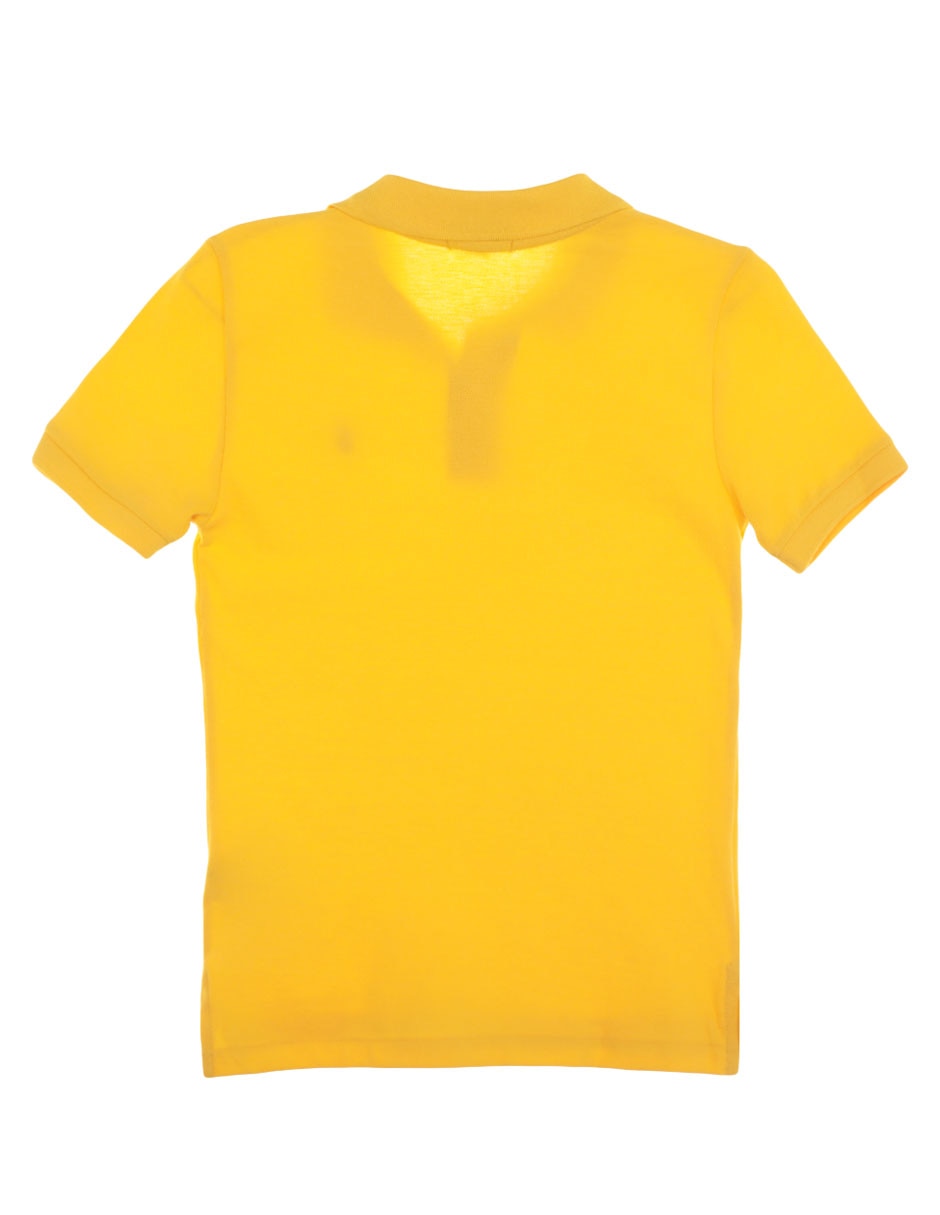 Playera tipo polo de algodón para niño 2