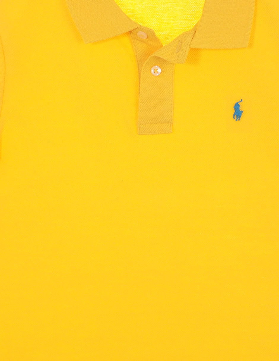 Playera tipo polo de algodón para niño 3