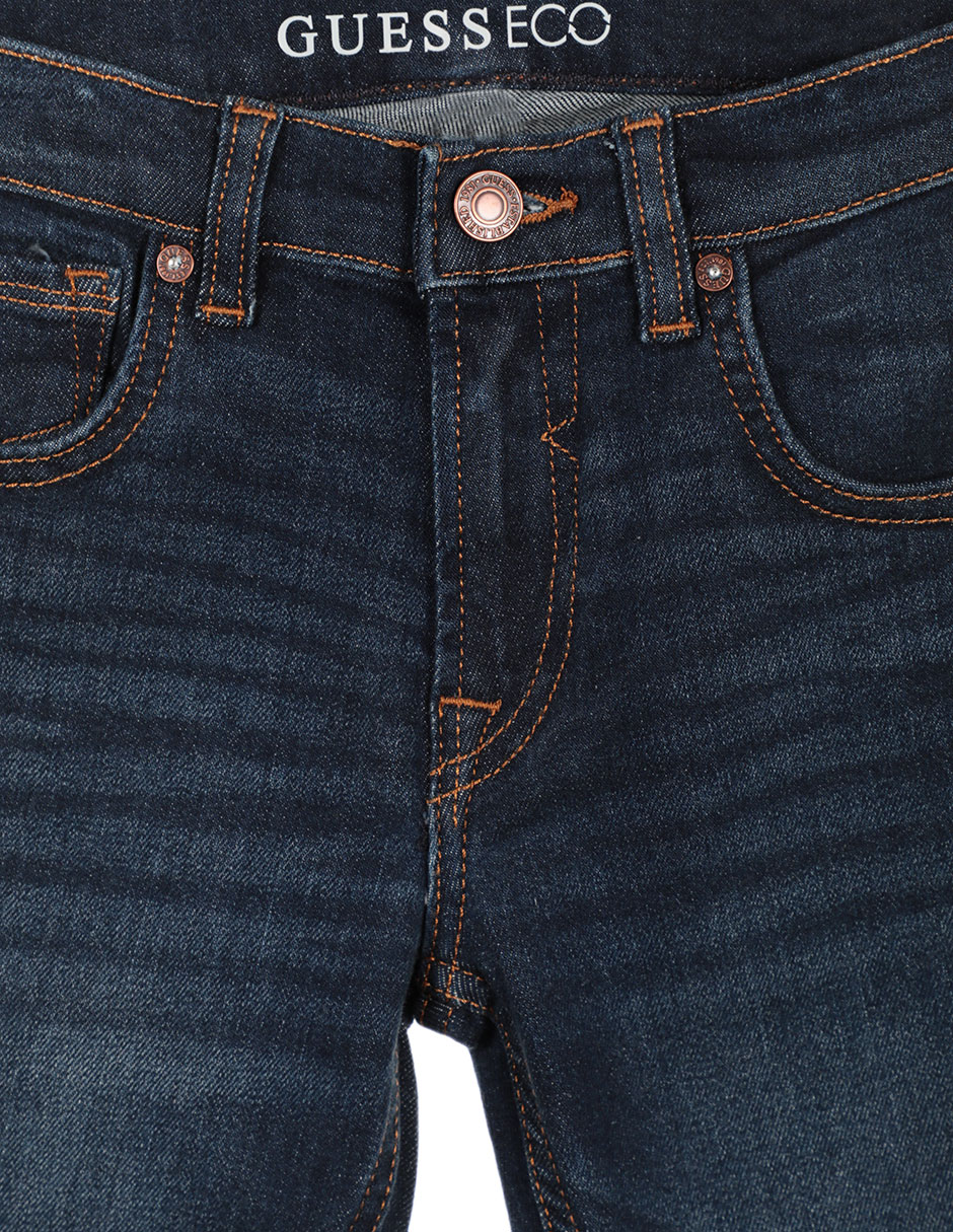 Jeans slim lavado obscuro para niño 3