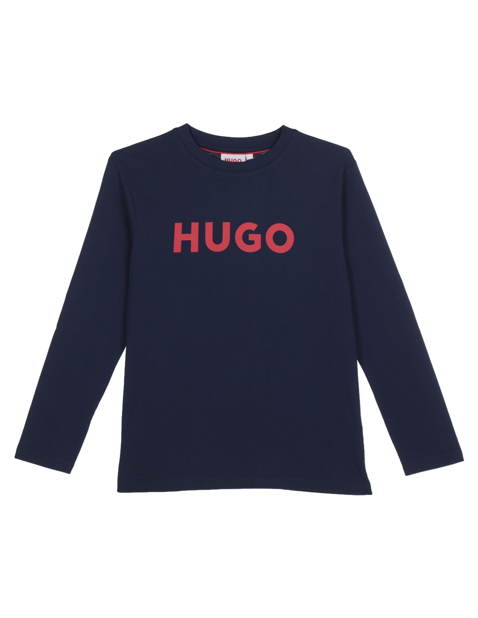 Playera manga discount larga hugo boss