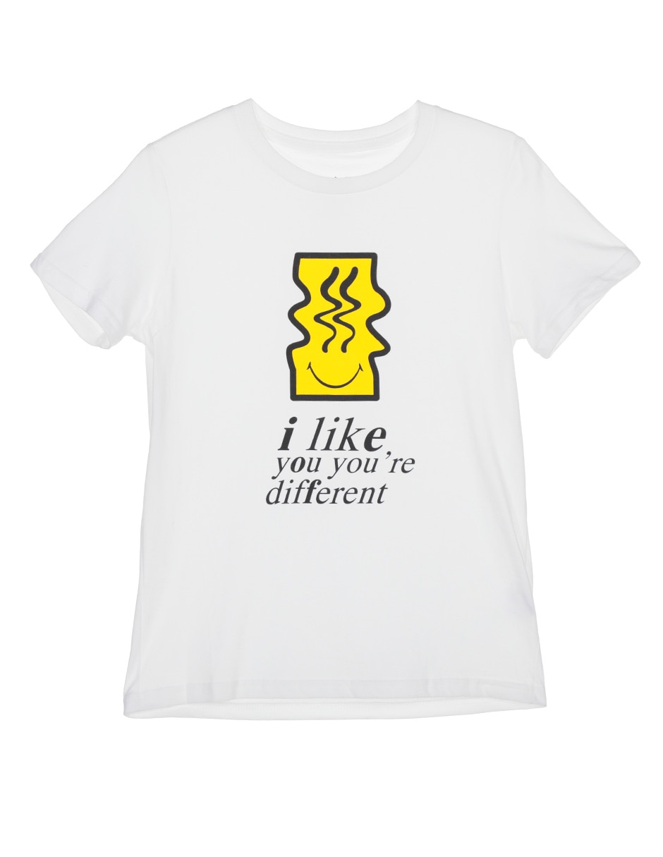 Playera manga corta para niño