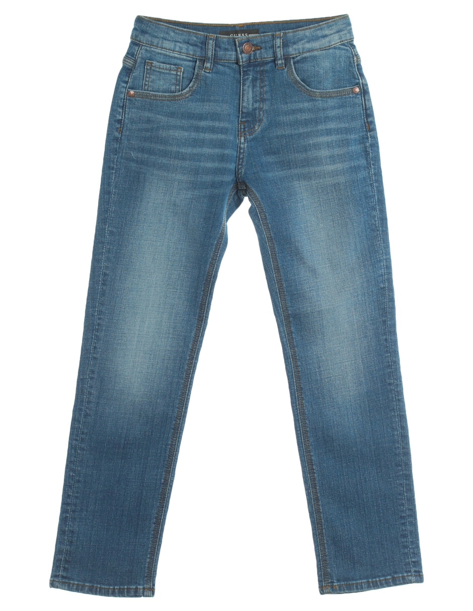 Jeans slim Levi's 511 lavado obscuro corte ajustado para niño