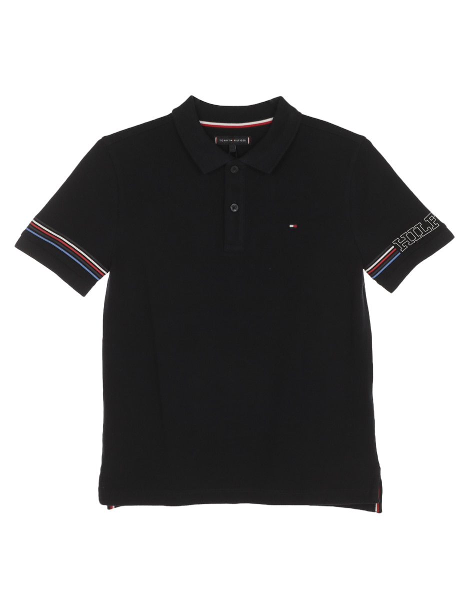 Playera tipo polo Tommy Hilfiger de algodon para nino