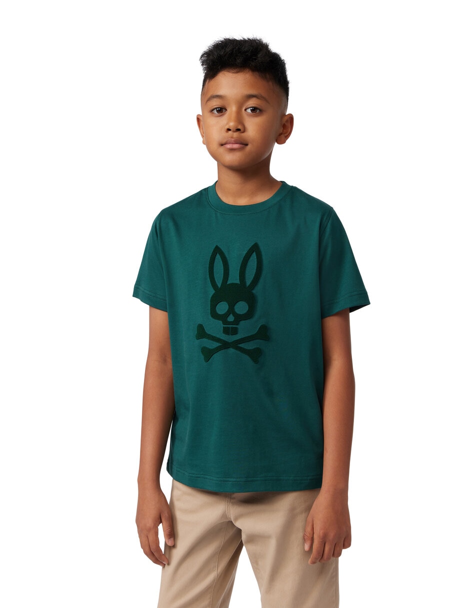 Playera verde fashion niño