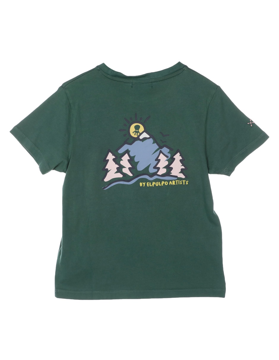 Playera manga corta para niño
