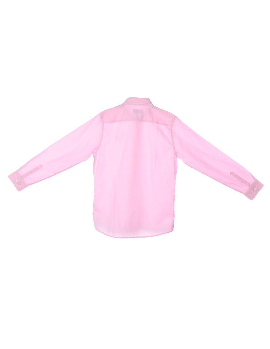 Camisa casual de algodón manga larga para niño 2