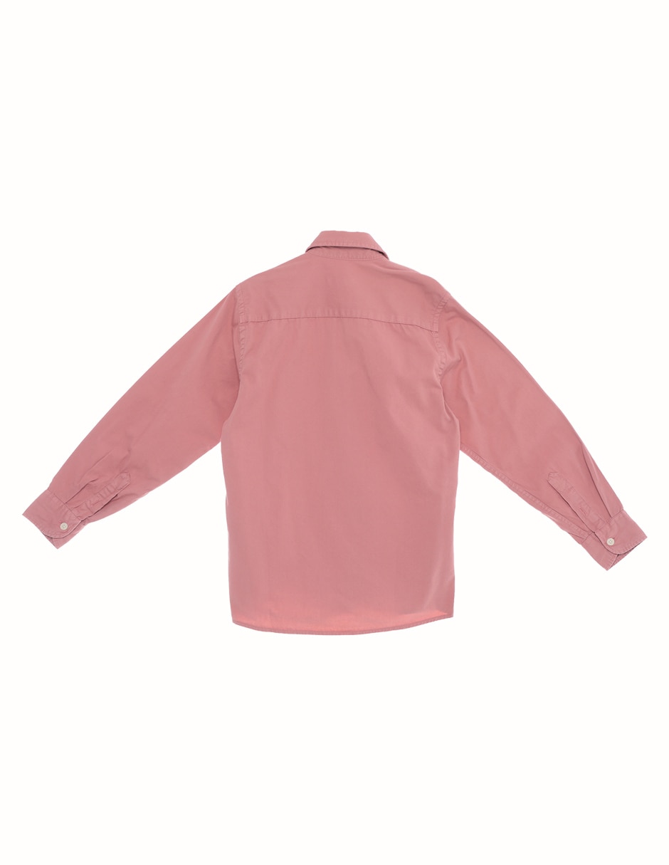 Camisa casual de algodón manga larga para niño 2
