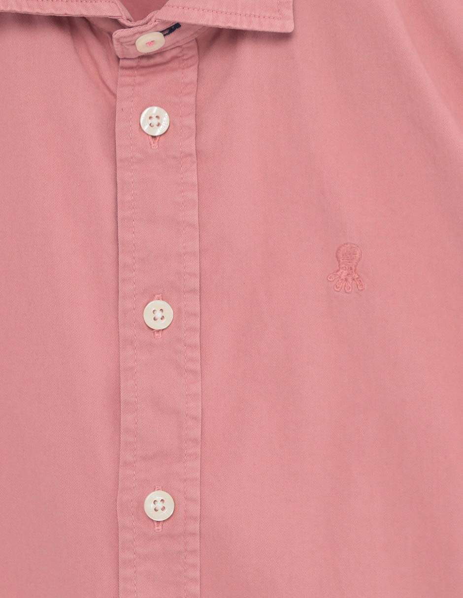 Camisa casual de algodón manga larga para niño 3