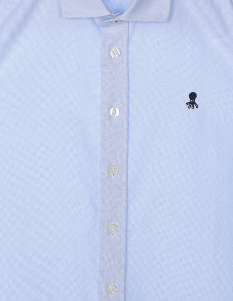 Camisa casual de algodón manga larga para niño 3