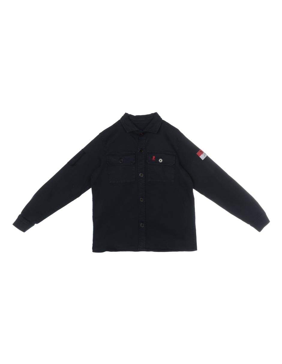 Camisa casual manga larga de algodón para niño Camisa casual manga larga de algodón para niño