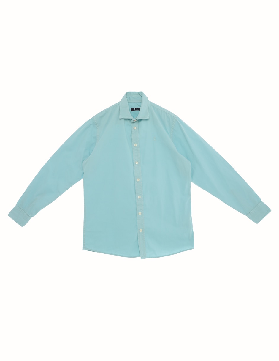 Camisa casual de algodón manga larga para niño Camisa casual de algodón manga larga para niño