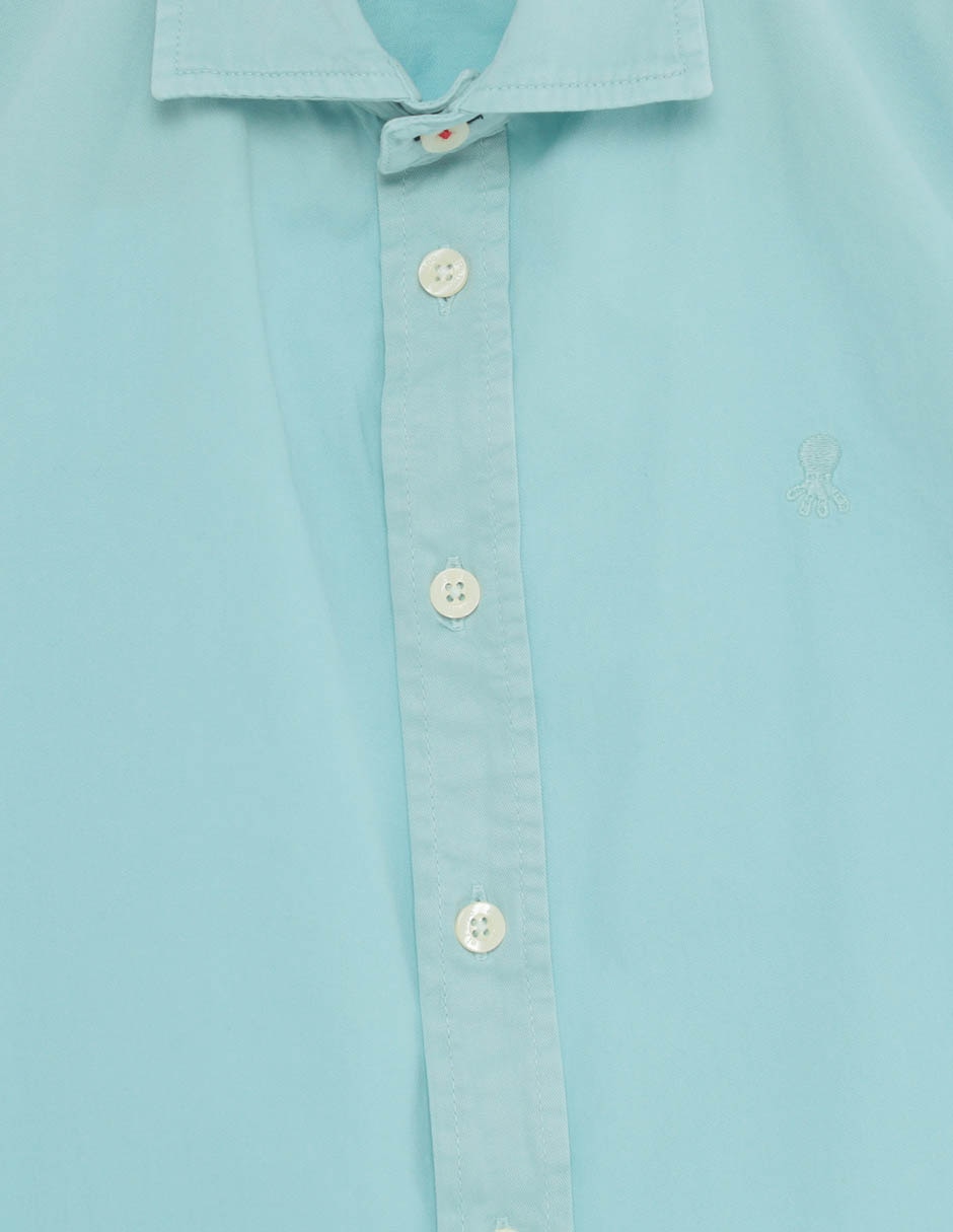 Camisa casual de algodón manga larga para niño 3