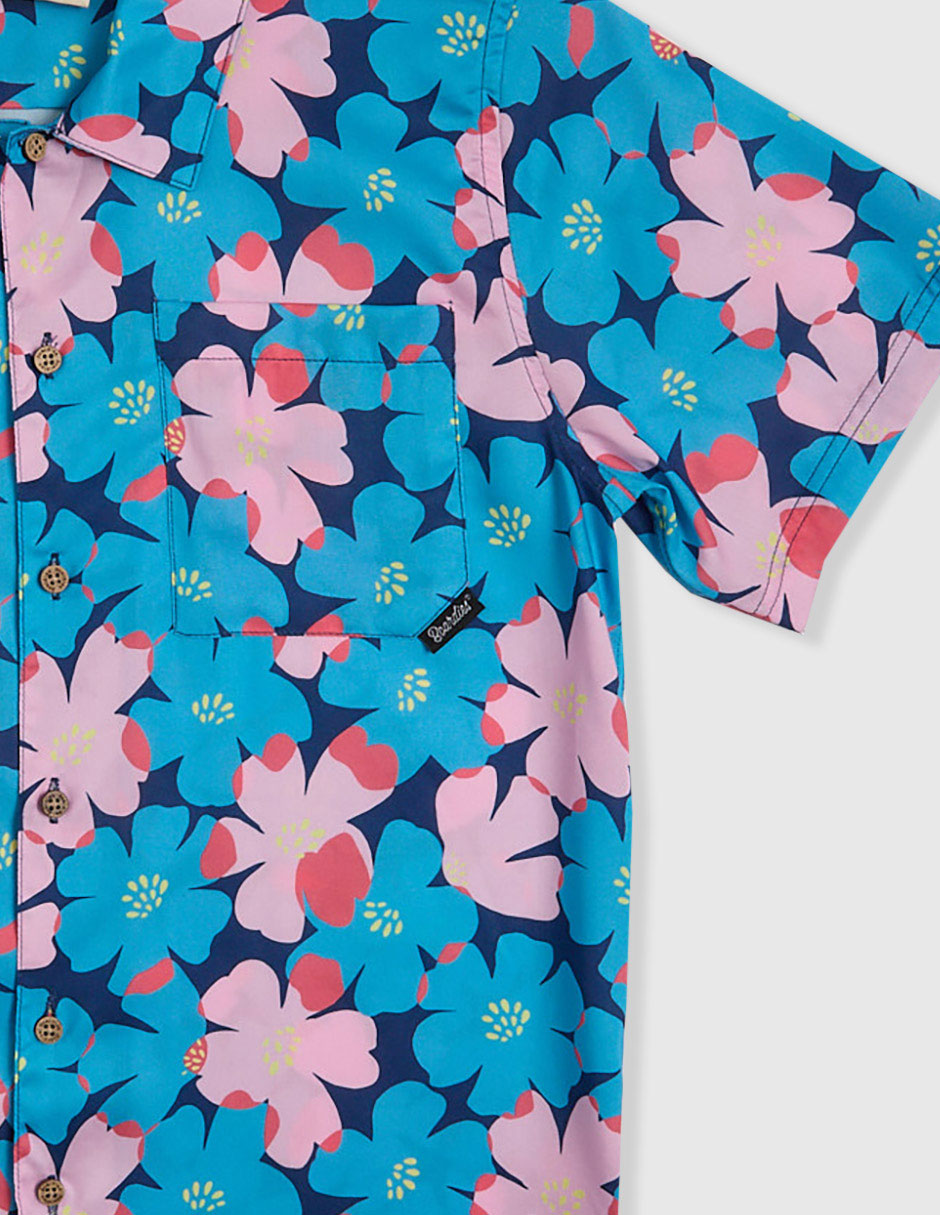 Camisa casual de algodón manga corta para niño 3