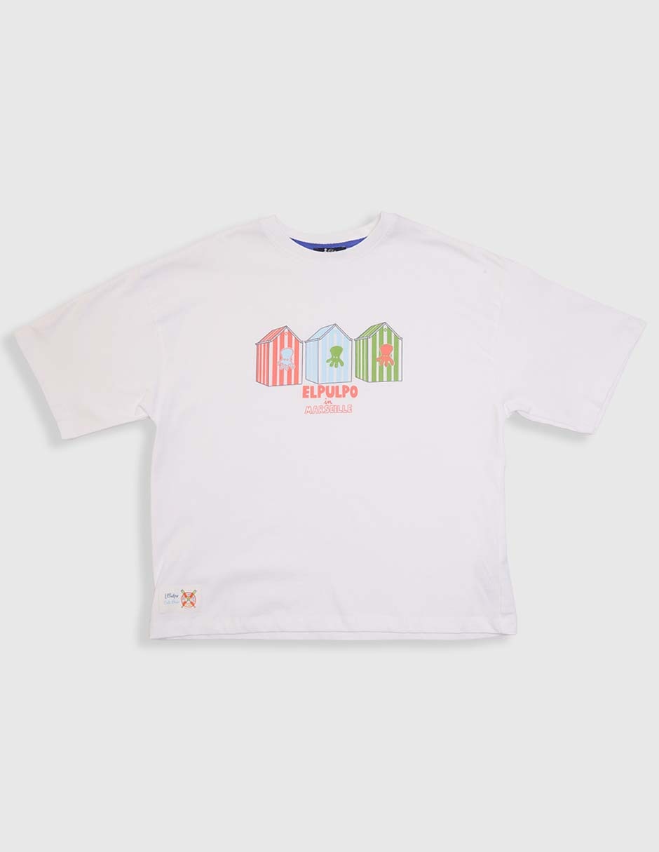 Playera manga corta para niño