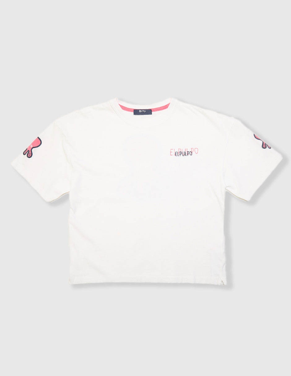Playera manga corta para niño
