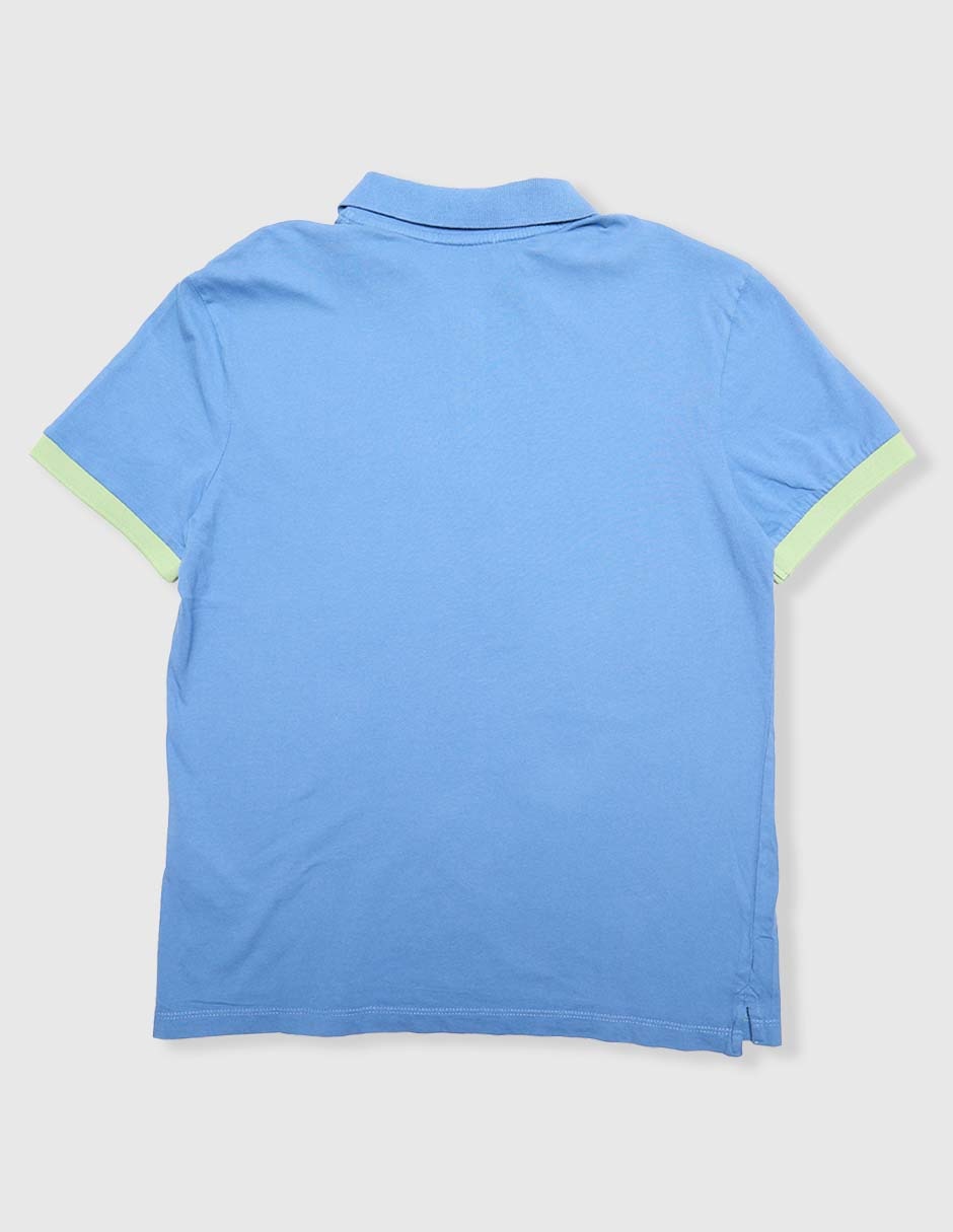Playera tipo polo de algodón para niño 2
