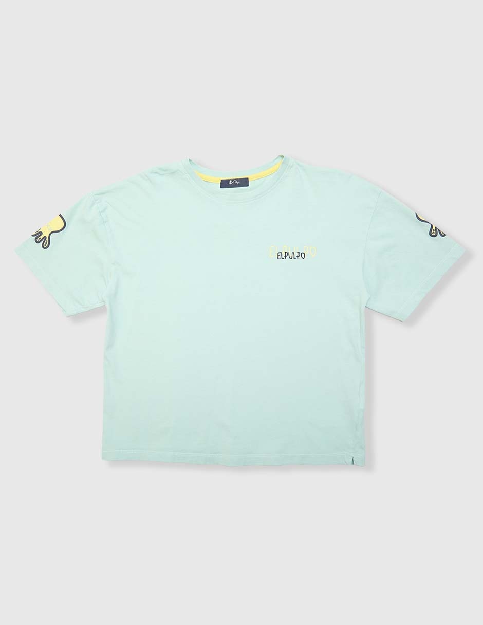 Playera manga corta para niño
