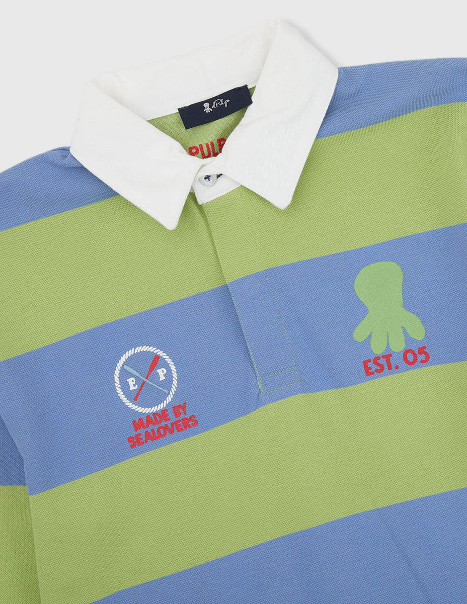 Playera tipo polo para niño 3