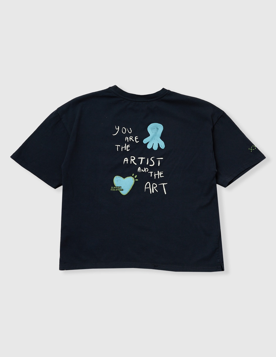 Playera manga corta para niña 2