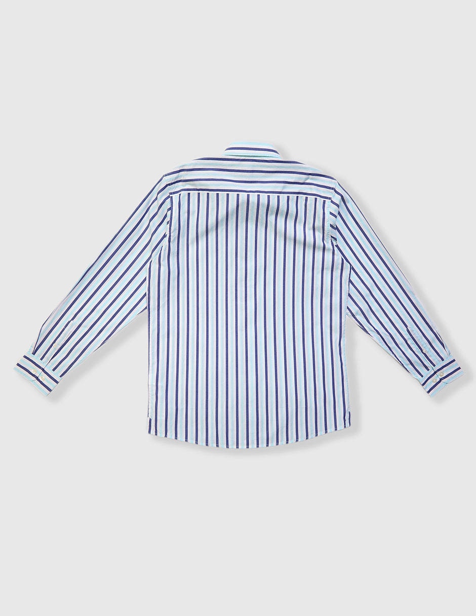 Camisa casual manga larga para niño 2
