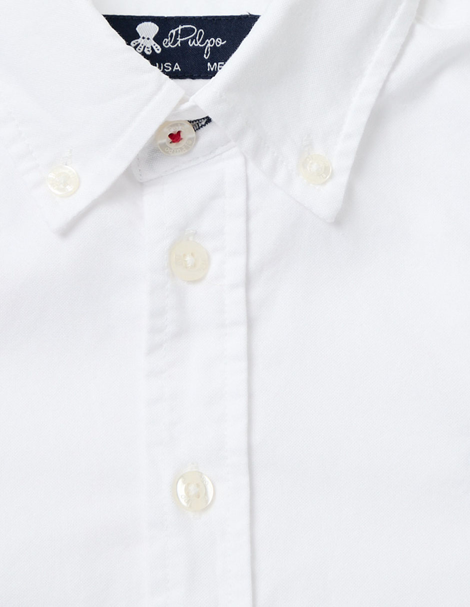 Camisa casual de algodón manga larga para niño 3