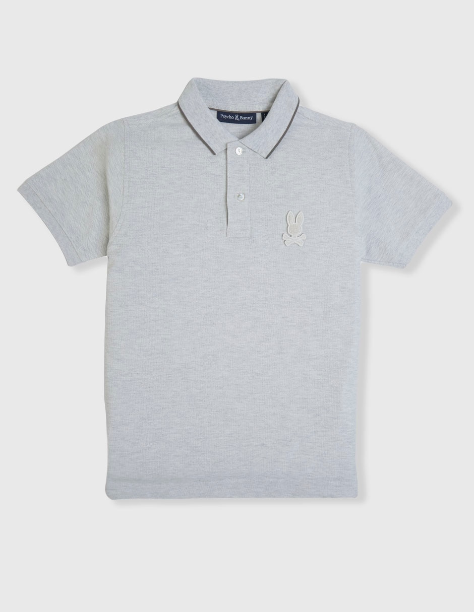 Playera tipo polo de algodón para niño 1