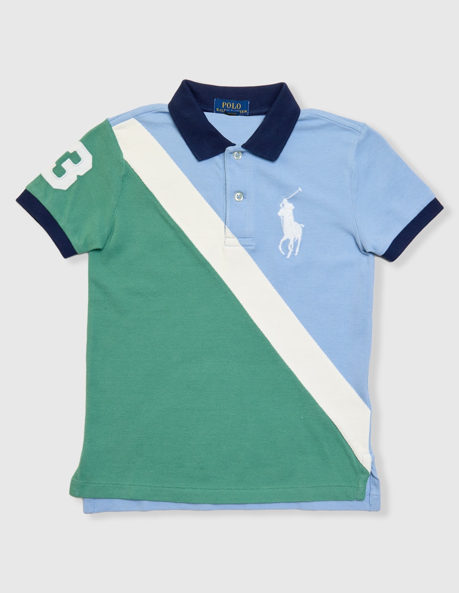 Playera tipo Polo de algodón para niño Playera tipo Polo de algodón para niño