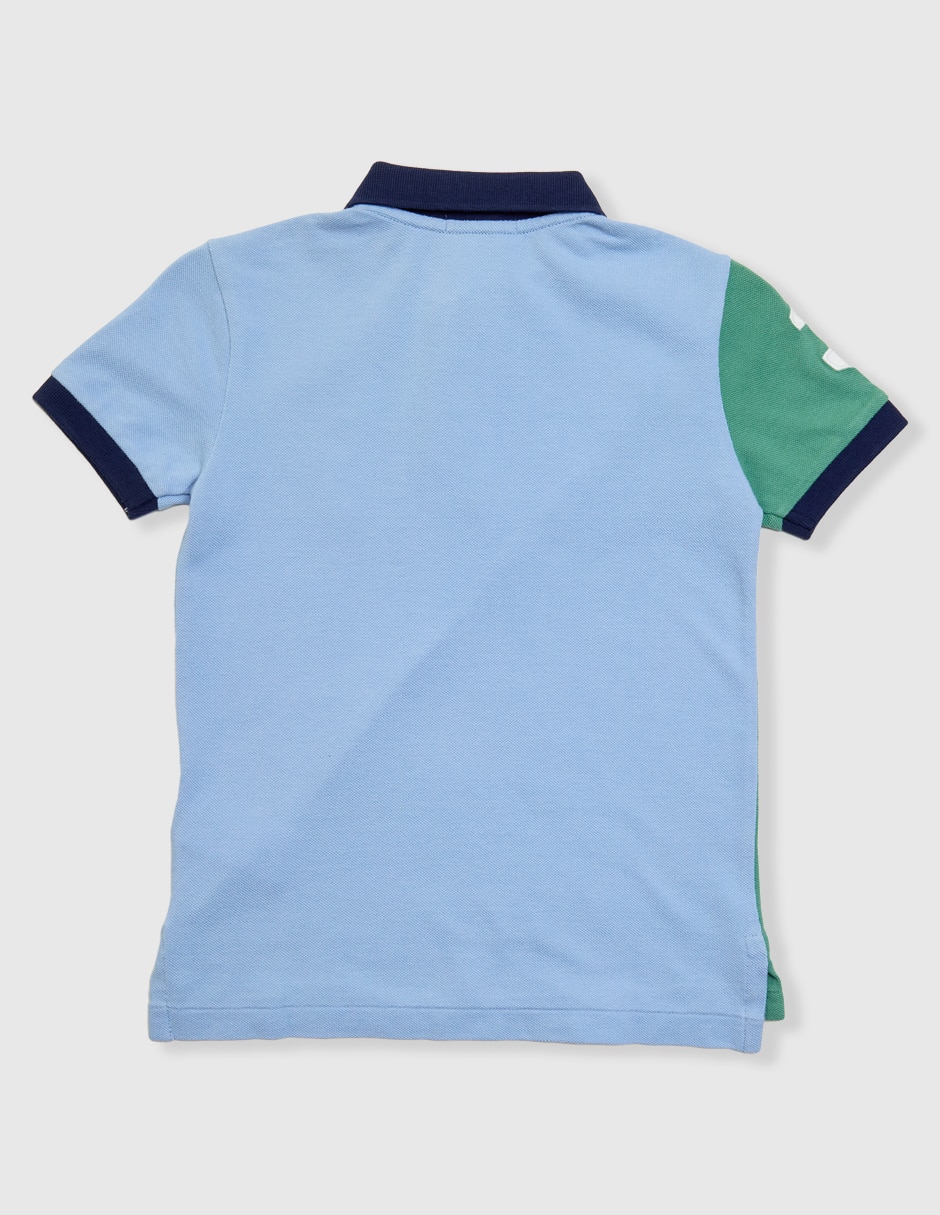Playera tipo Polo de algodón para niño 2