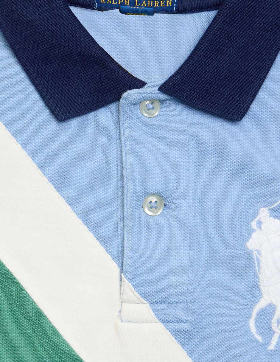 Playera tipo Polo de algodón para niño 4