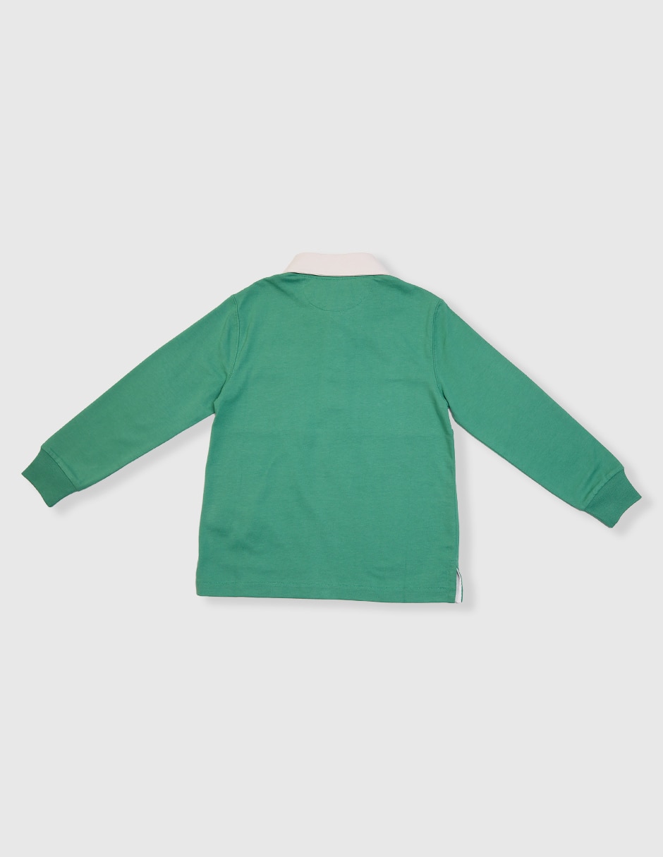 Playera tipo Polo de algodón para niño 2
