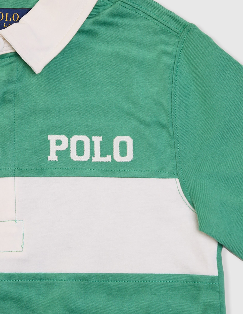 Playera tipo Polo de algodón para niño 4