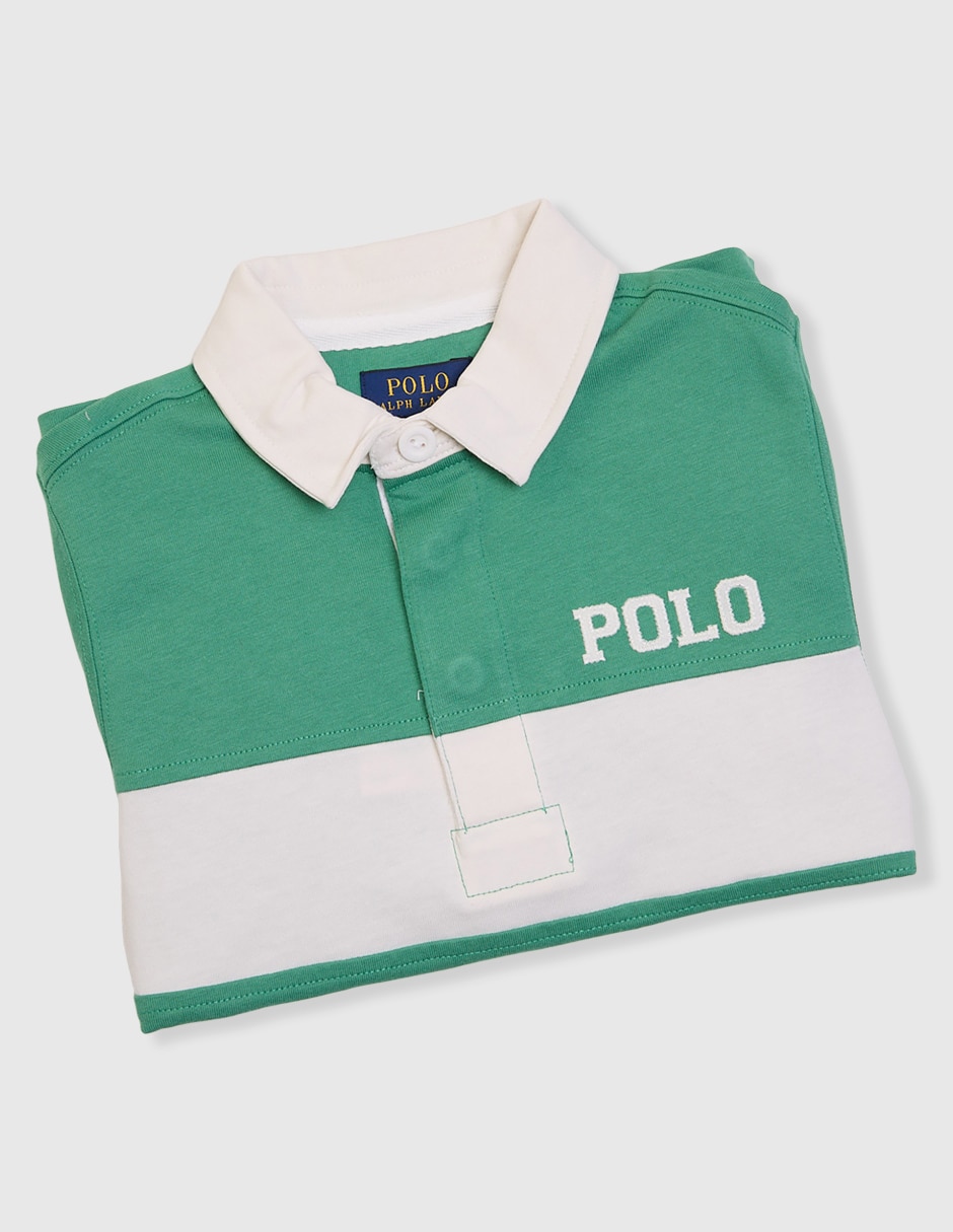 Playera tipo Polo de algodón para niño 7