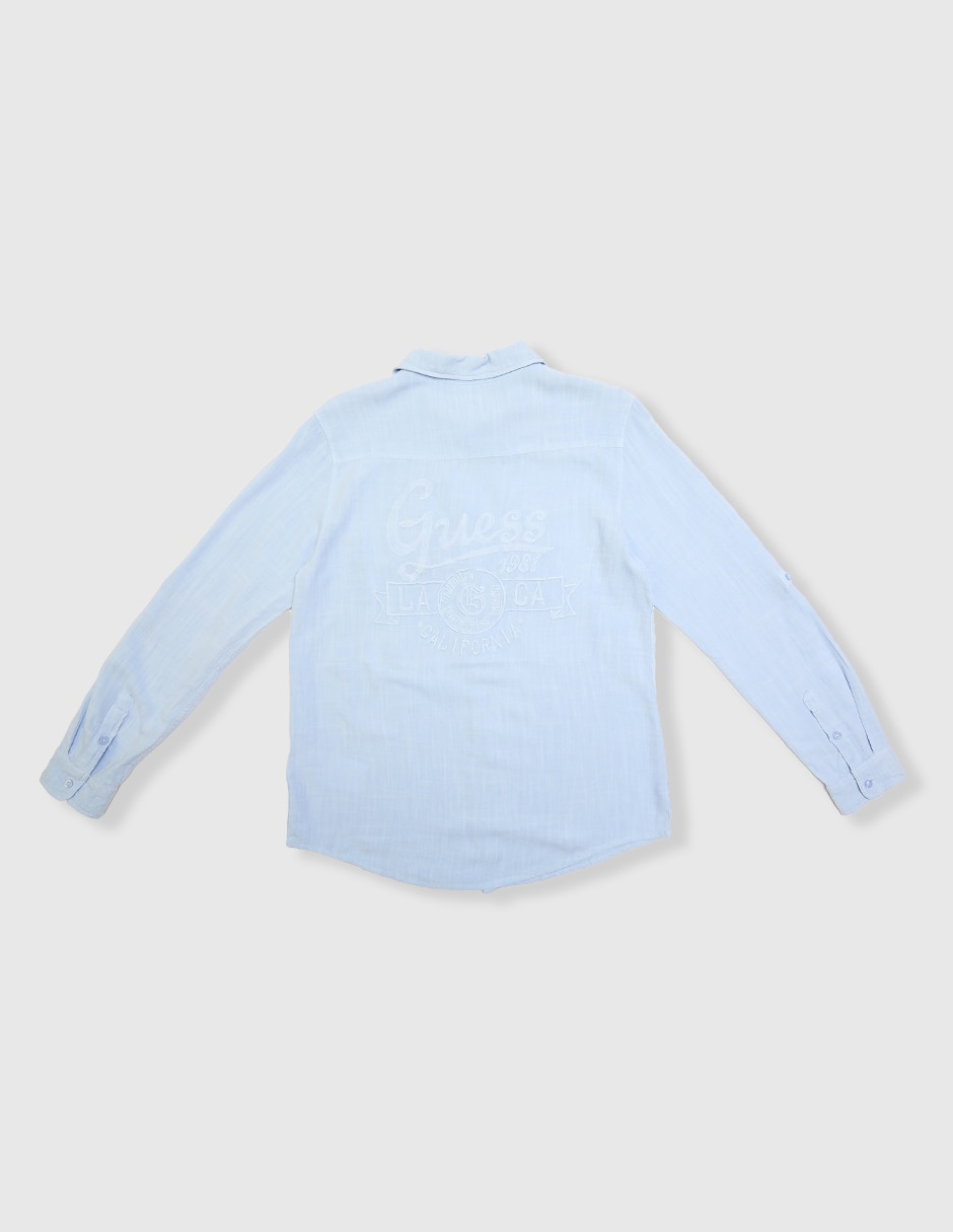 Camisa casual manga larga para niño 2