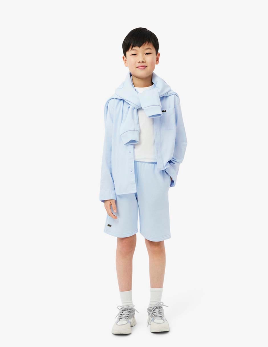 Camisa casual Core Essentials de algodón manga larga infantil 8